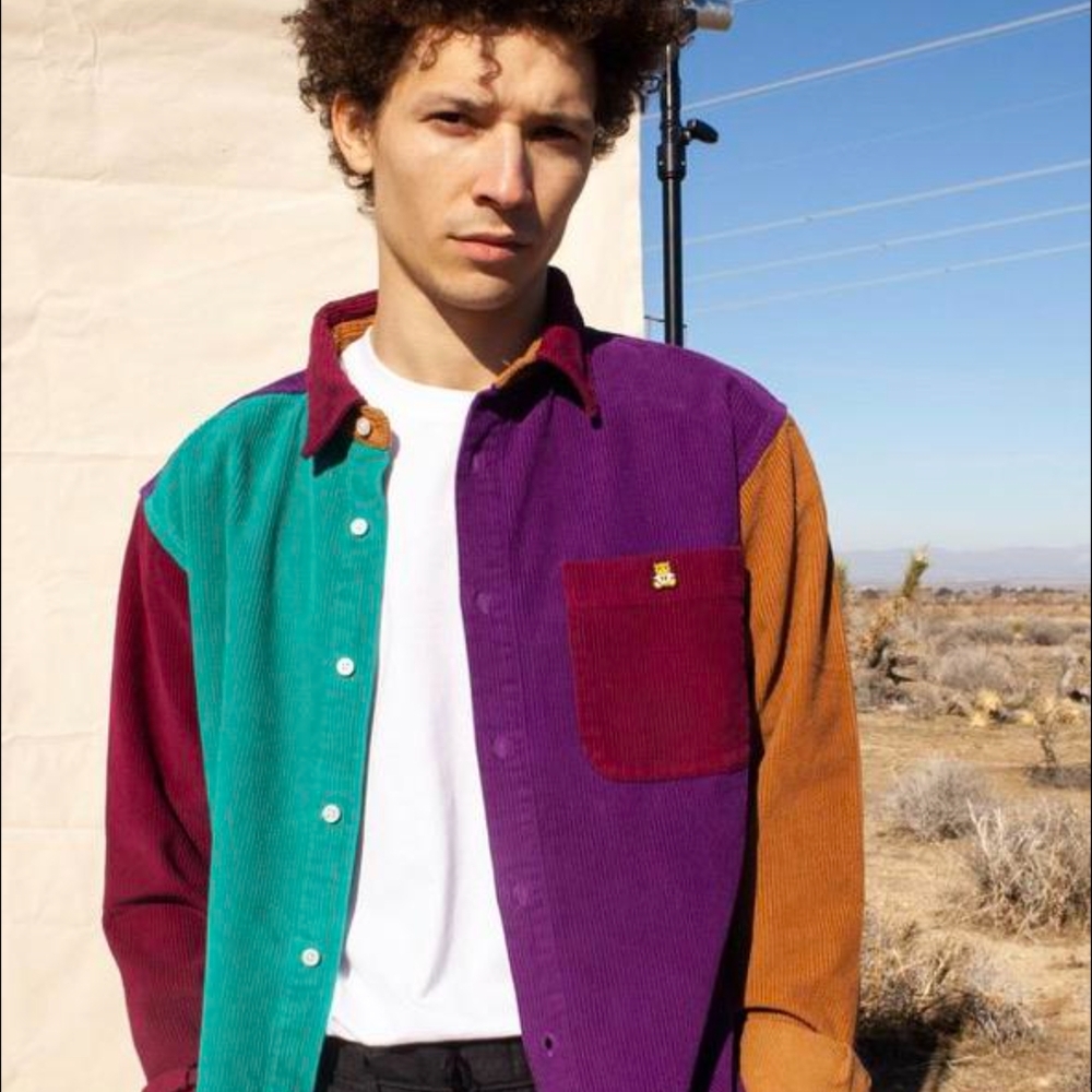 Teddy Fresh Multicolor Corduroy Shirt